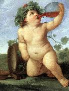 Guido Reni Drinking Bacchus Spain oil painting artist